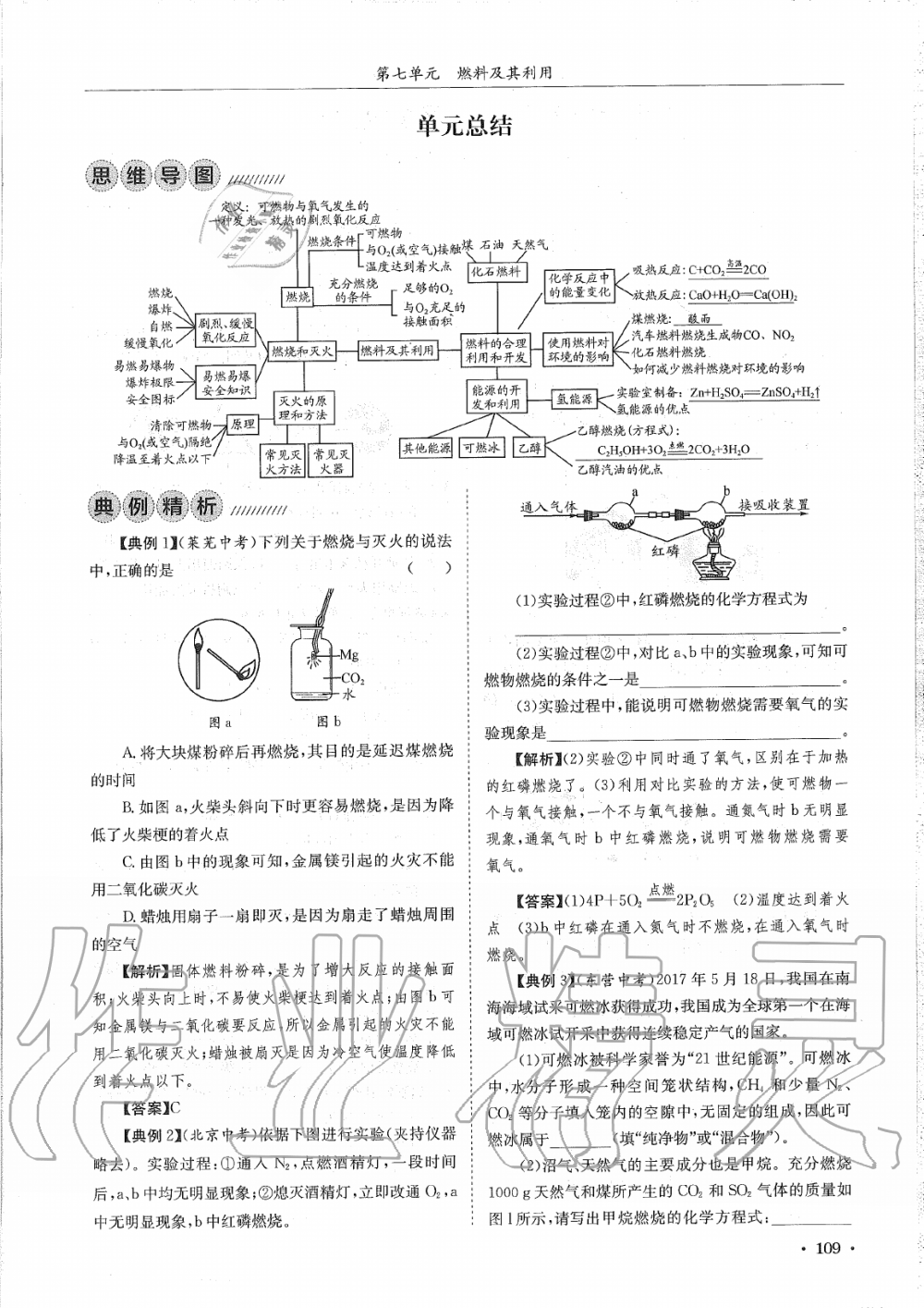 2019年蓉城学霸九年级化学上册人教版 第109页