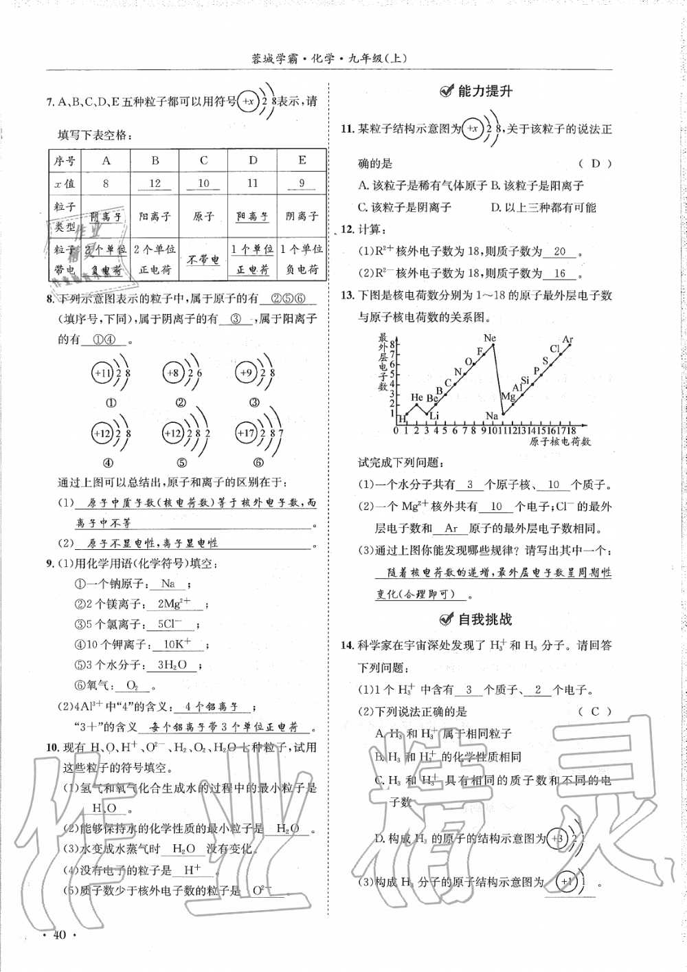 2019年蓉城學(xué)霸九年級(jí)化學(xué)上冊(cè)人教版 第40頁