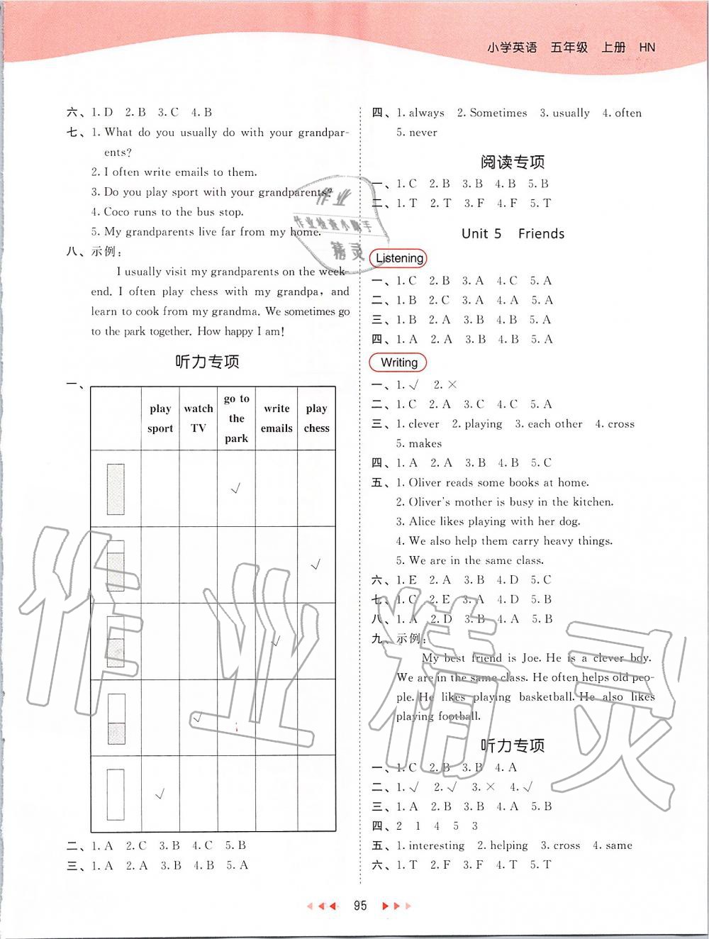 2019年53天天練小學(xué)英語(yǔ)五年級(jí)上冊(cè)滬教牛津版 第3頁(yè)