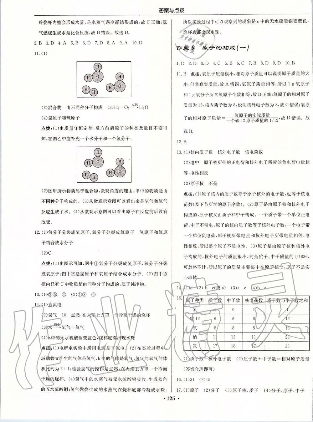 2019年啟東中學作業(yè)本九年級化學上冊魯教版宿遷專版 第3頁