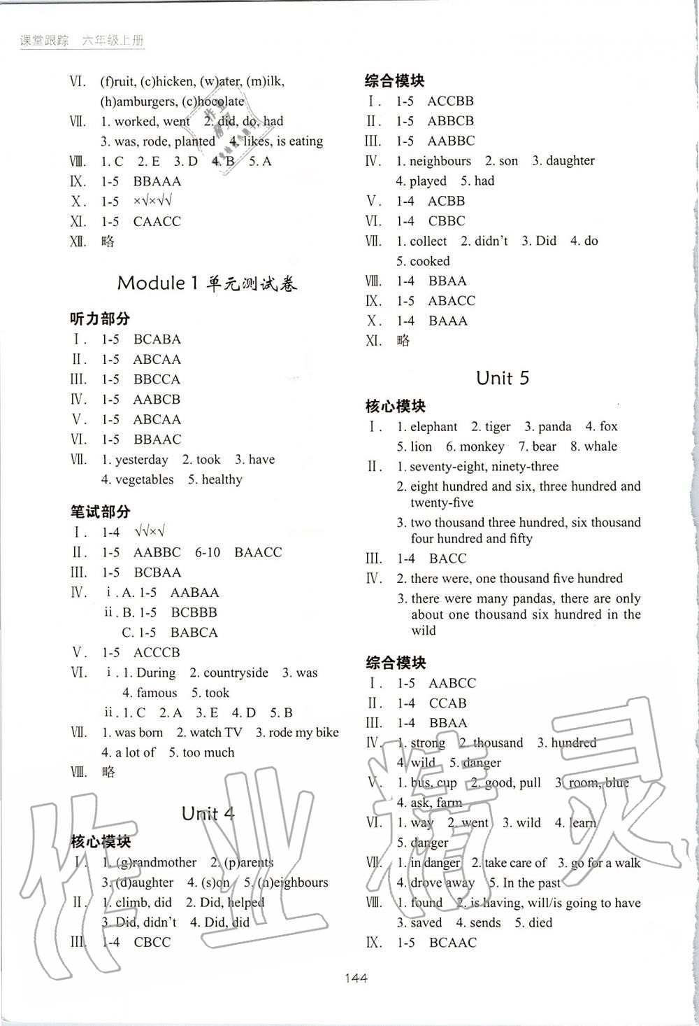 2019年深圳市小学英语课堂跟踪六年级上册沪教版 第2页