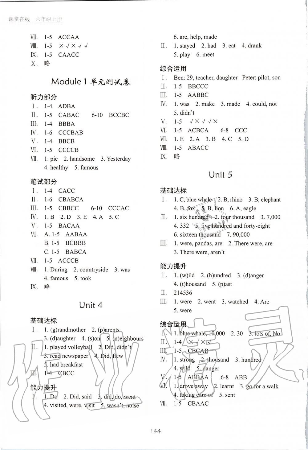 2019年深圳市小学英语课堂在线六年级上册沪教版 第2页