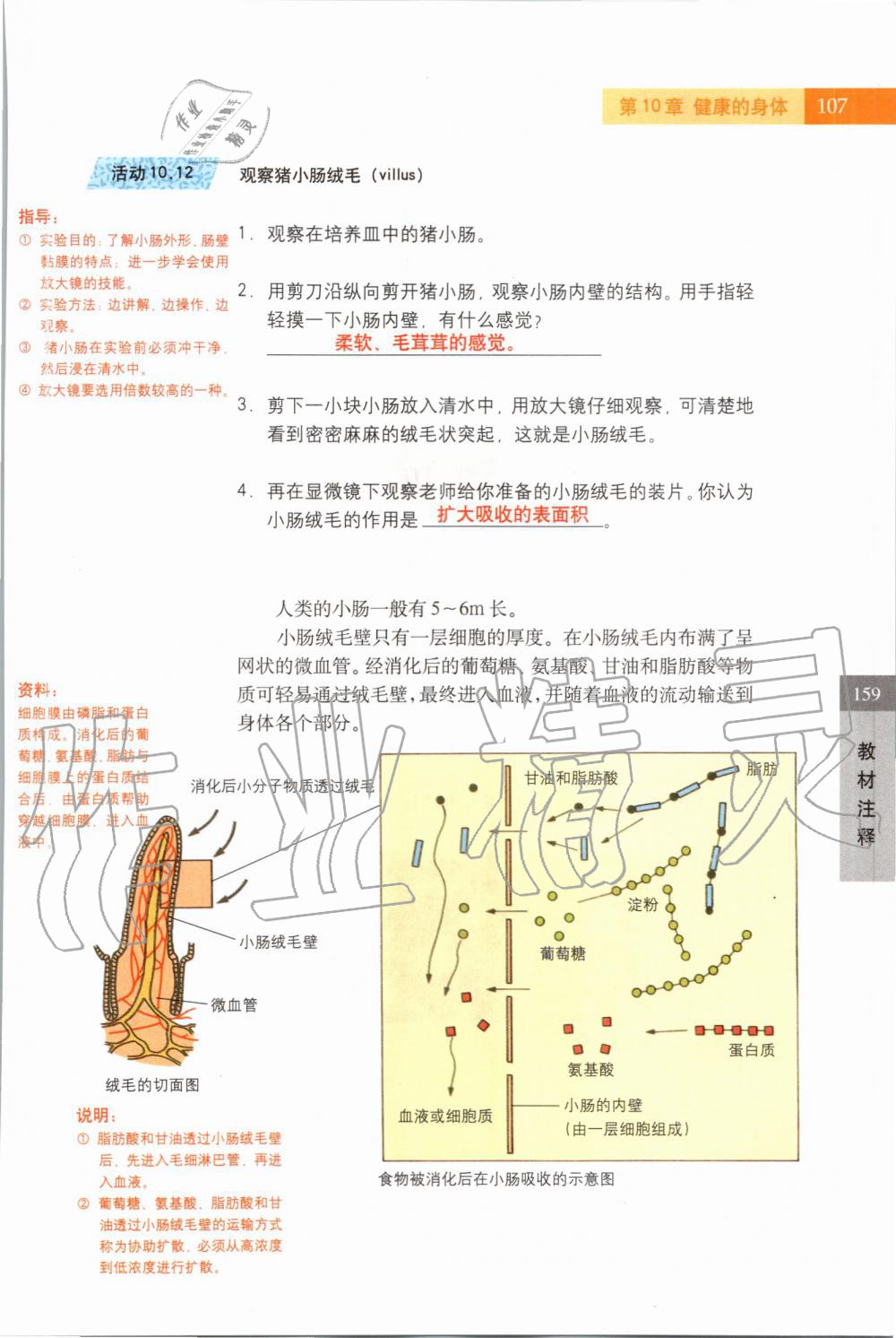 2019年課本七年級科學(xué)上冊滬教版 第107頁