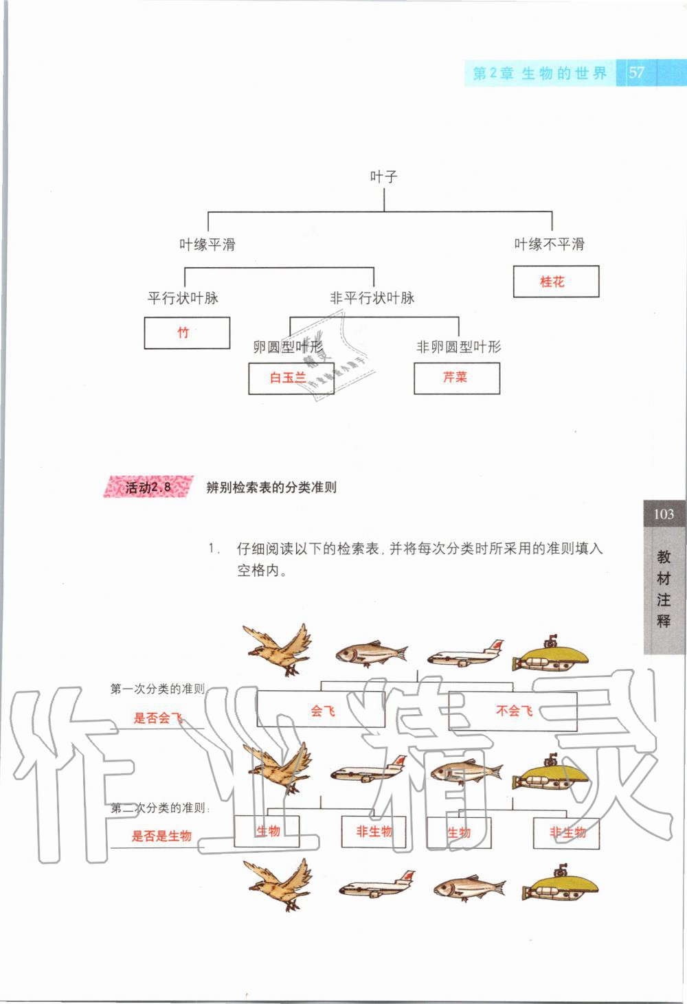 2019年課本六年級科學第一學期滬教版 第56頁