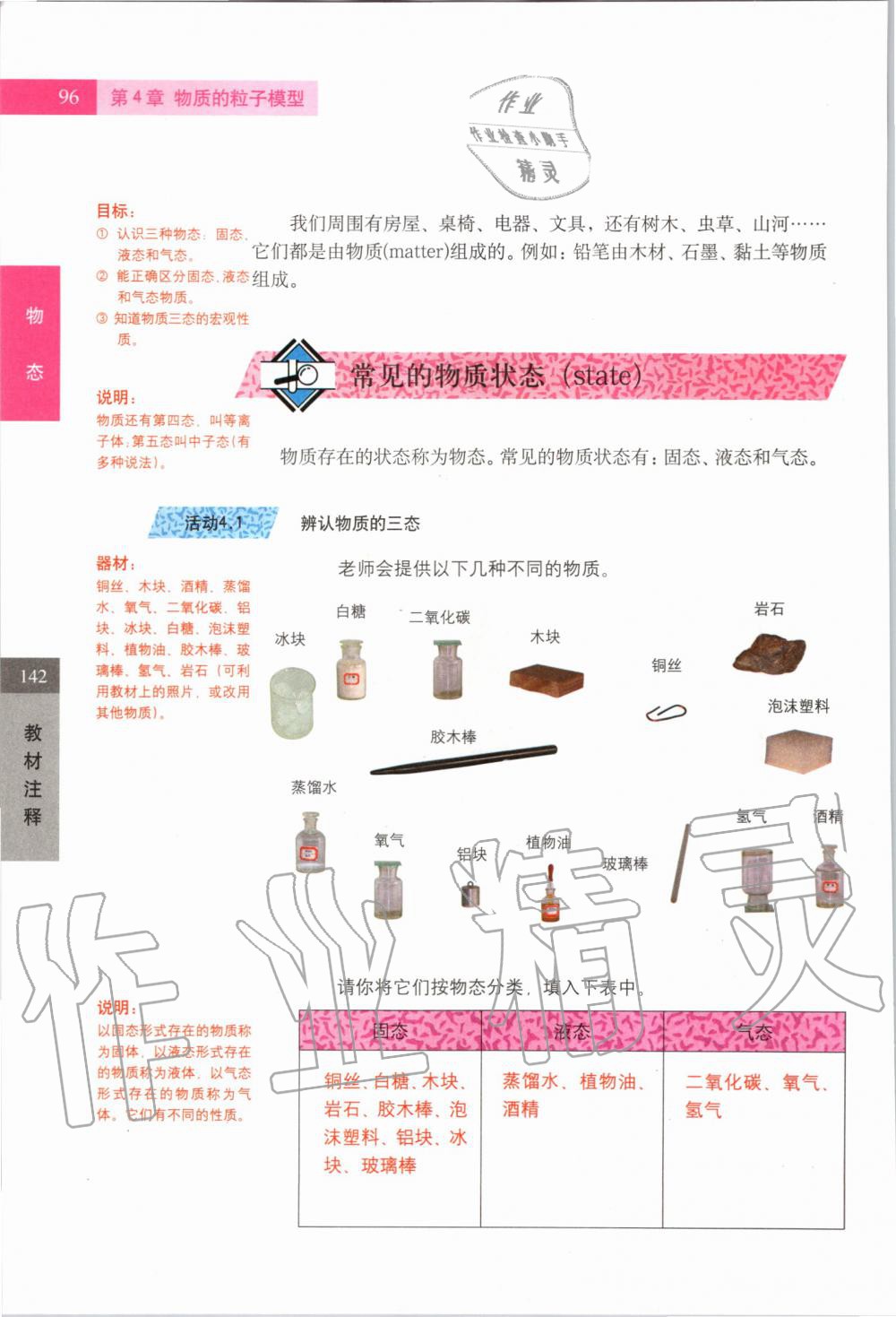 2019年课本六年级科学第一学期沪教版 第94页