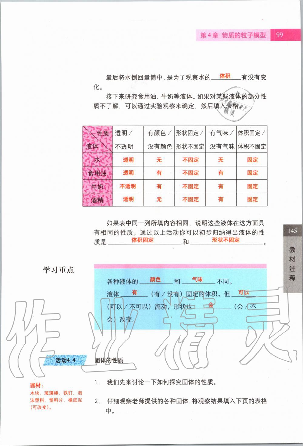 2019年課本六年級(jí)科學(xué)第一學(xué)期滬教版 第97頁