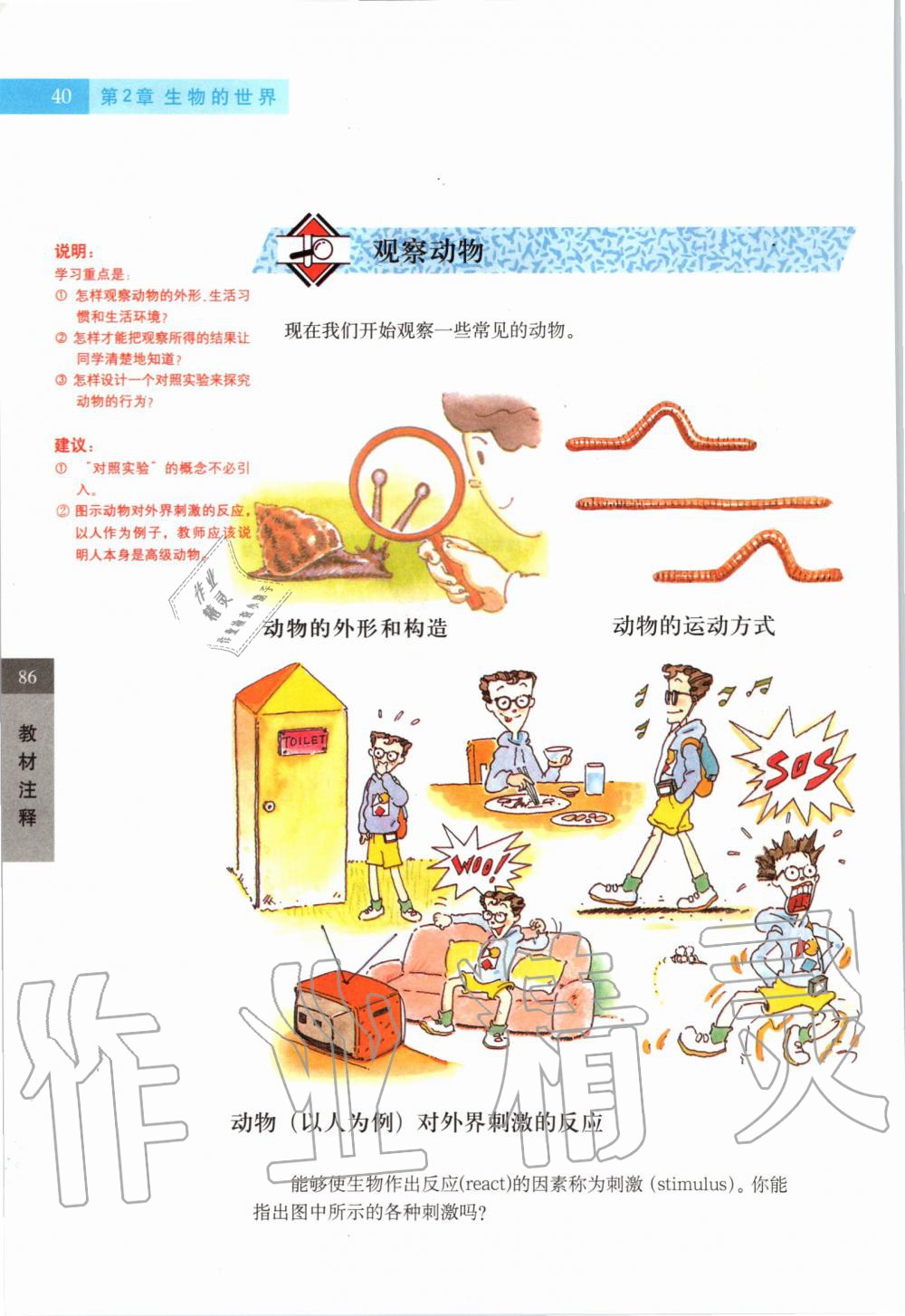 2019年課本六年級科學第一學期滬教版 第39頁