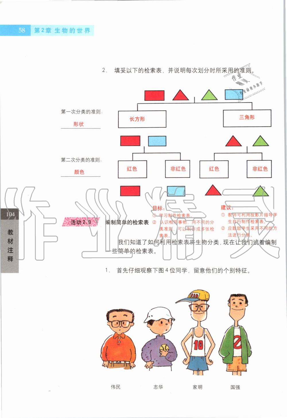 2019年課本六年級科學第一學期滬教版 第57頁