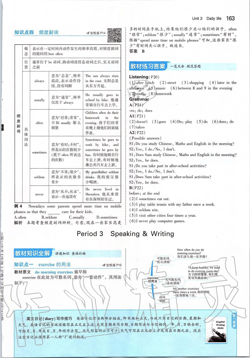 2019年課本七年級(jí)英語(yǔ)上冊(cè)滬教版 參考答案第13頁(yè)