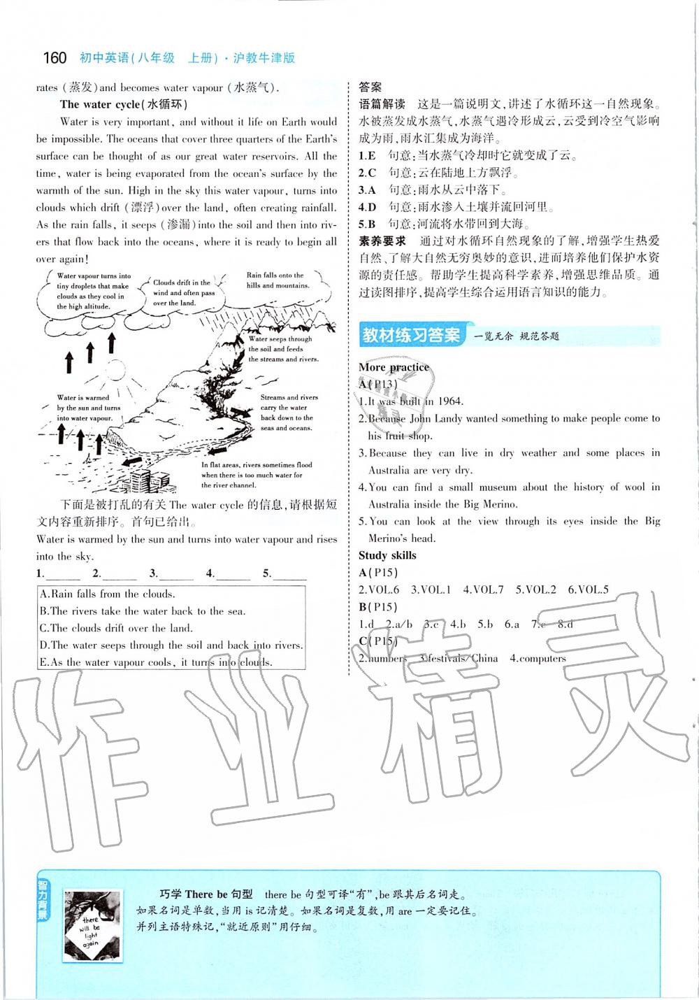 2019年課本八年級英語上冊滬教版 參考答案第10頁