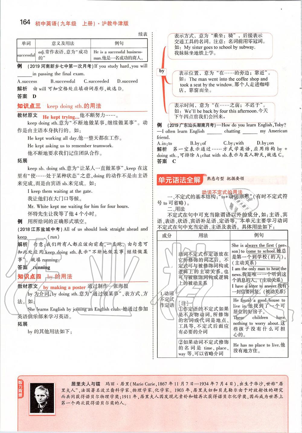 2019年課本九年級(jí)英語上冊(cè)滬教版 參考答案第14頁