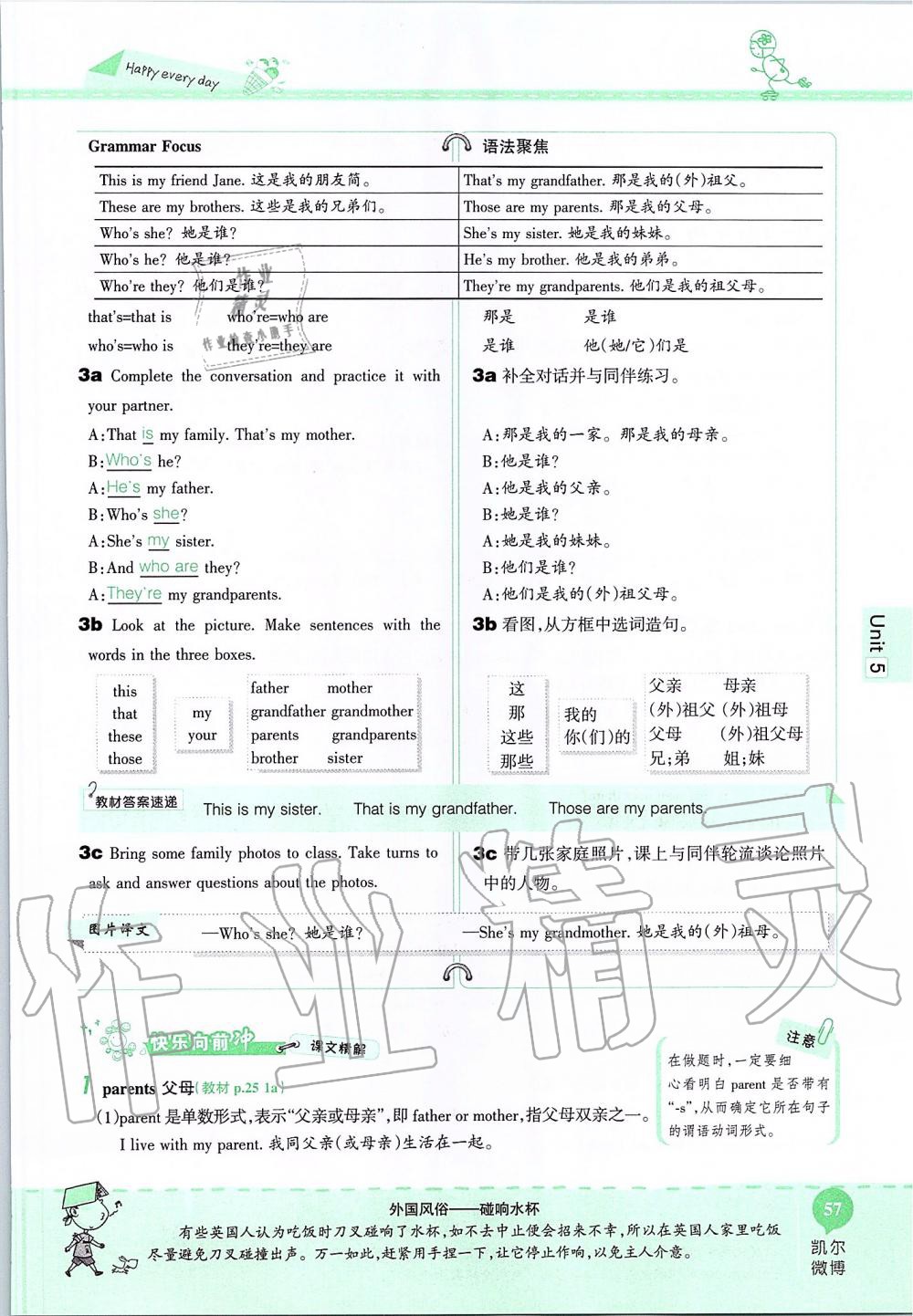 2019年课本六年级英语上册鲁教版五四制&nbsp;第57页