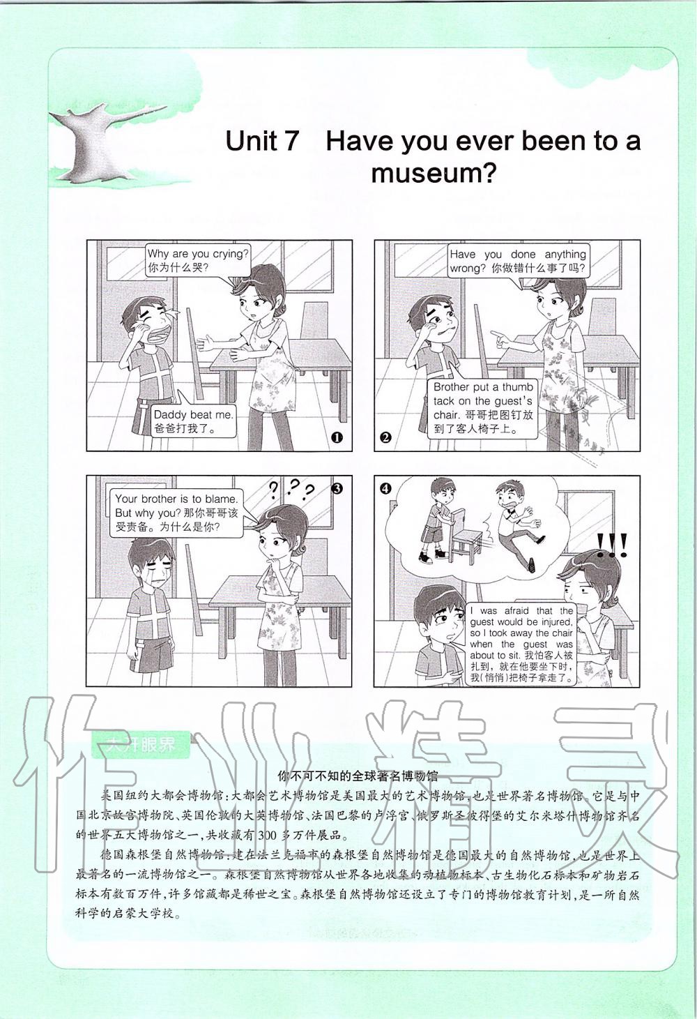 2019年课本八年级英语上册鲁教版五四制&nbsp;第142页