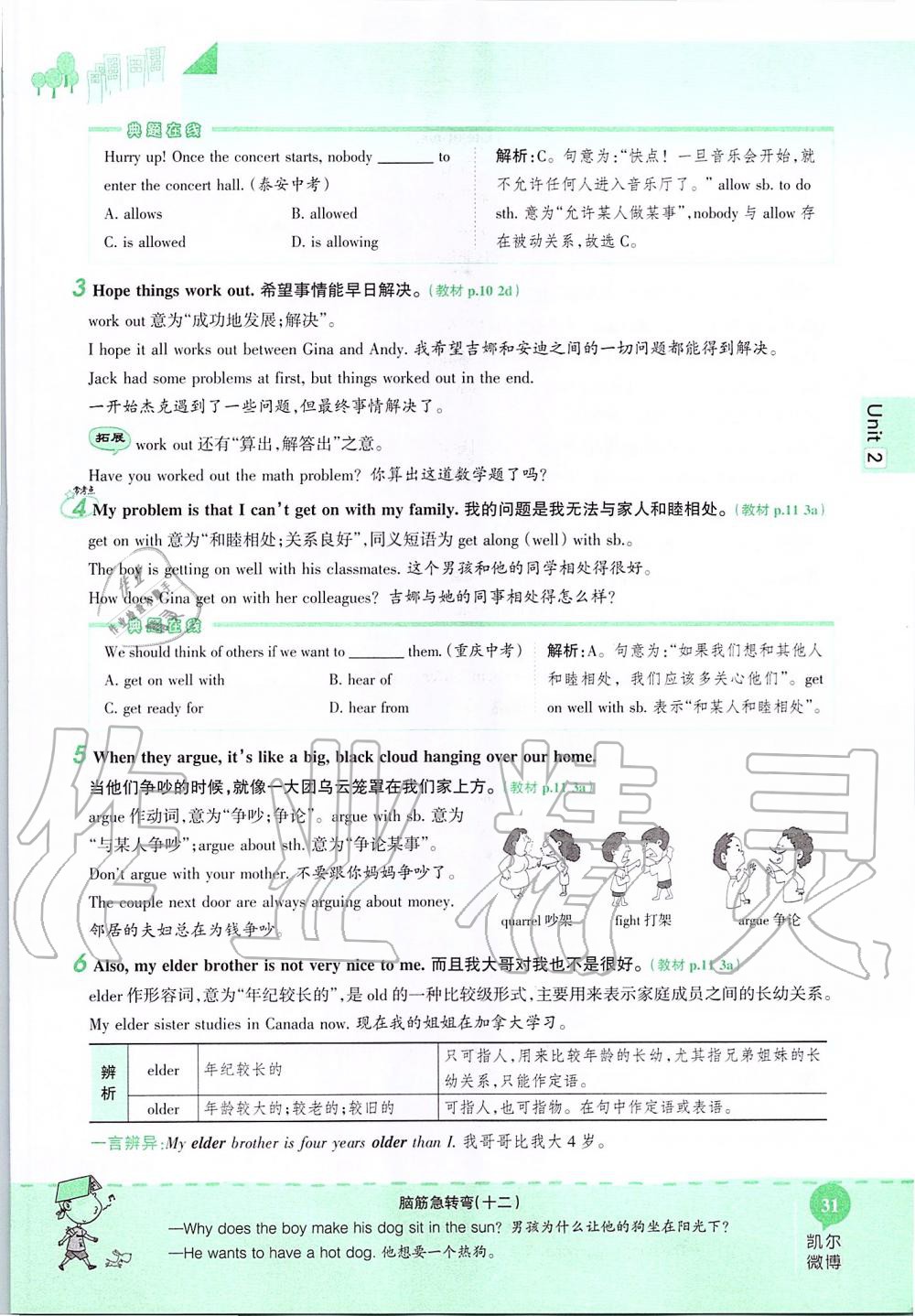 2019年课本八年级英语上册鲁教版五四制&nbsp;第31页
