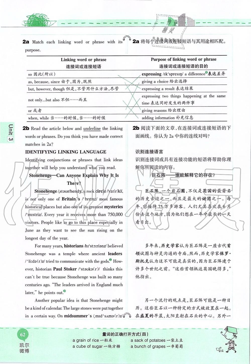 2019年课本九年级英语全一册鲁教版五四制&nbsp;第62页