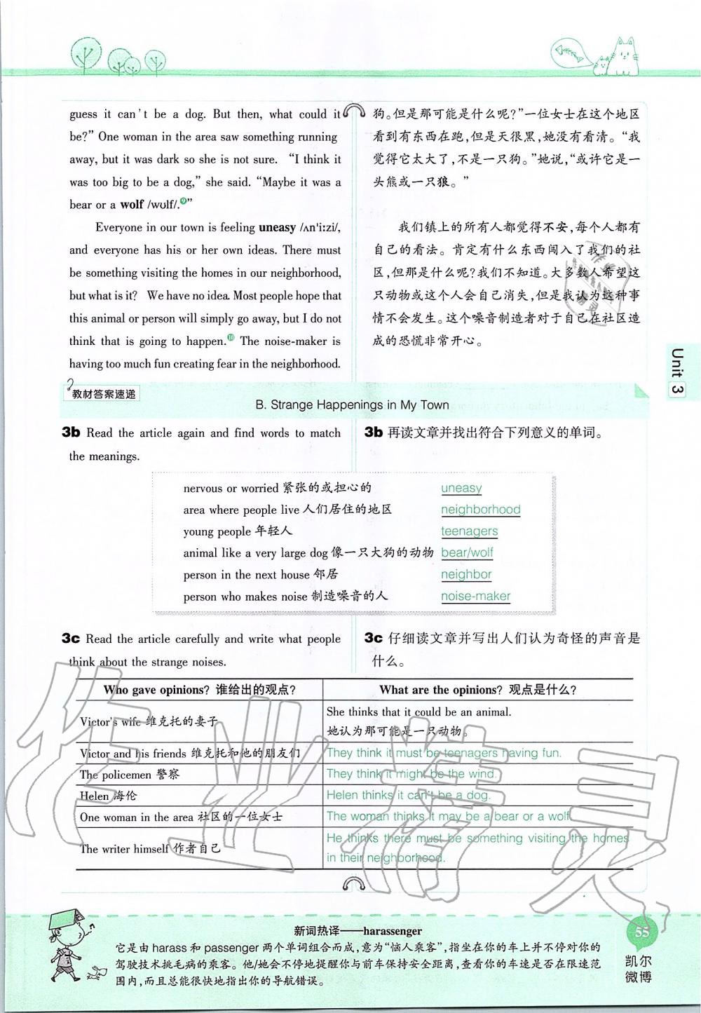 2019年课本九年级英语全一册鲁教版五四制&nbsp;第55页