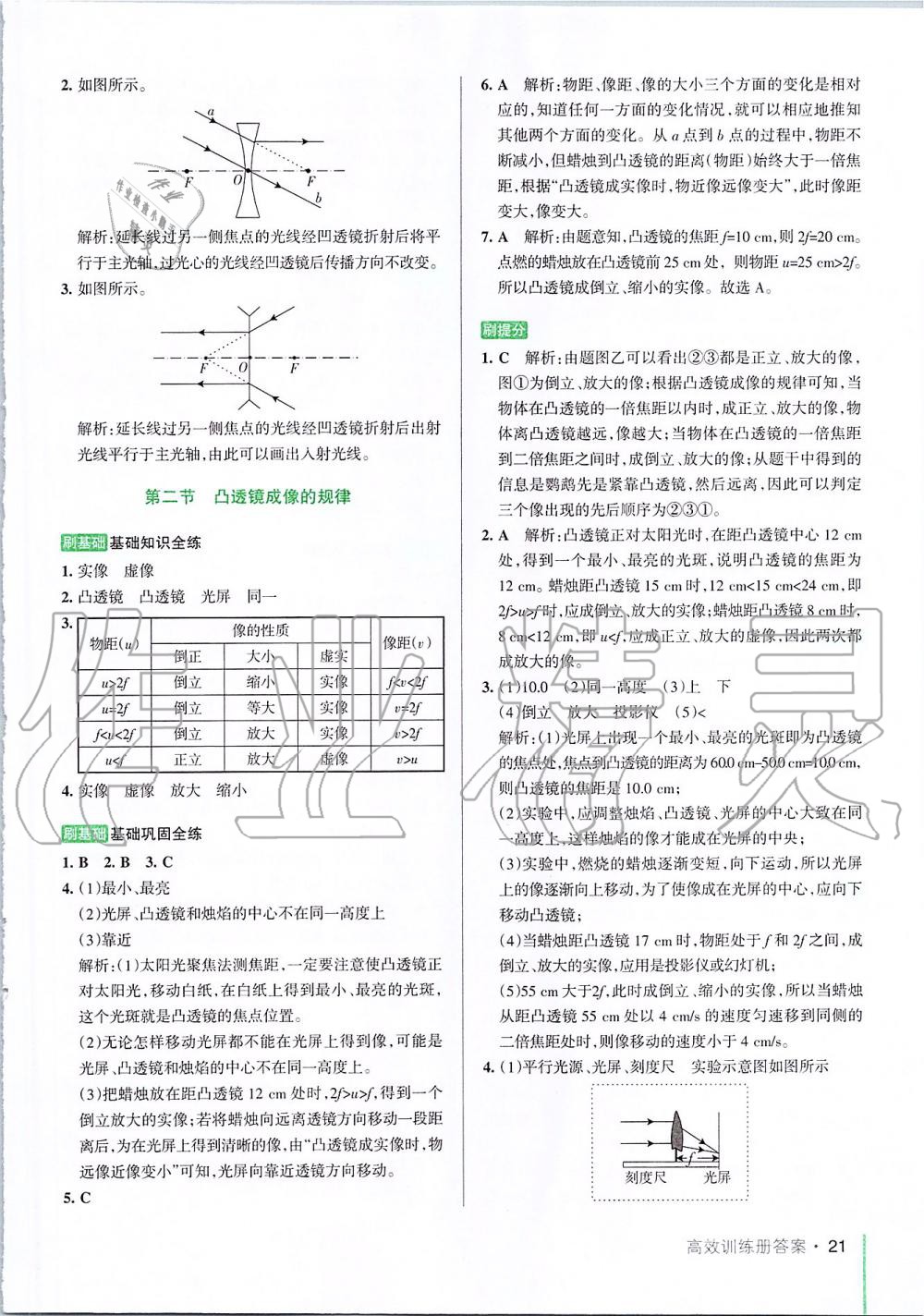 2019年PASS教材搭档八年级物理上册鲁科版五四制&nbsp;第21页