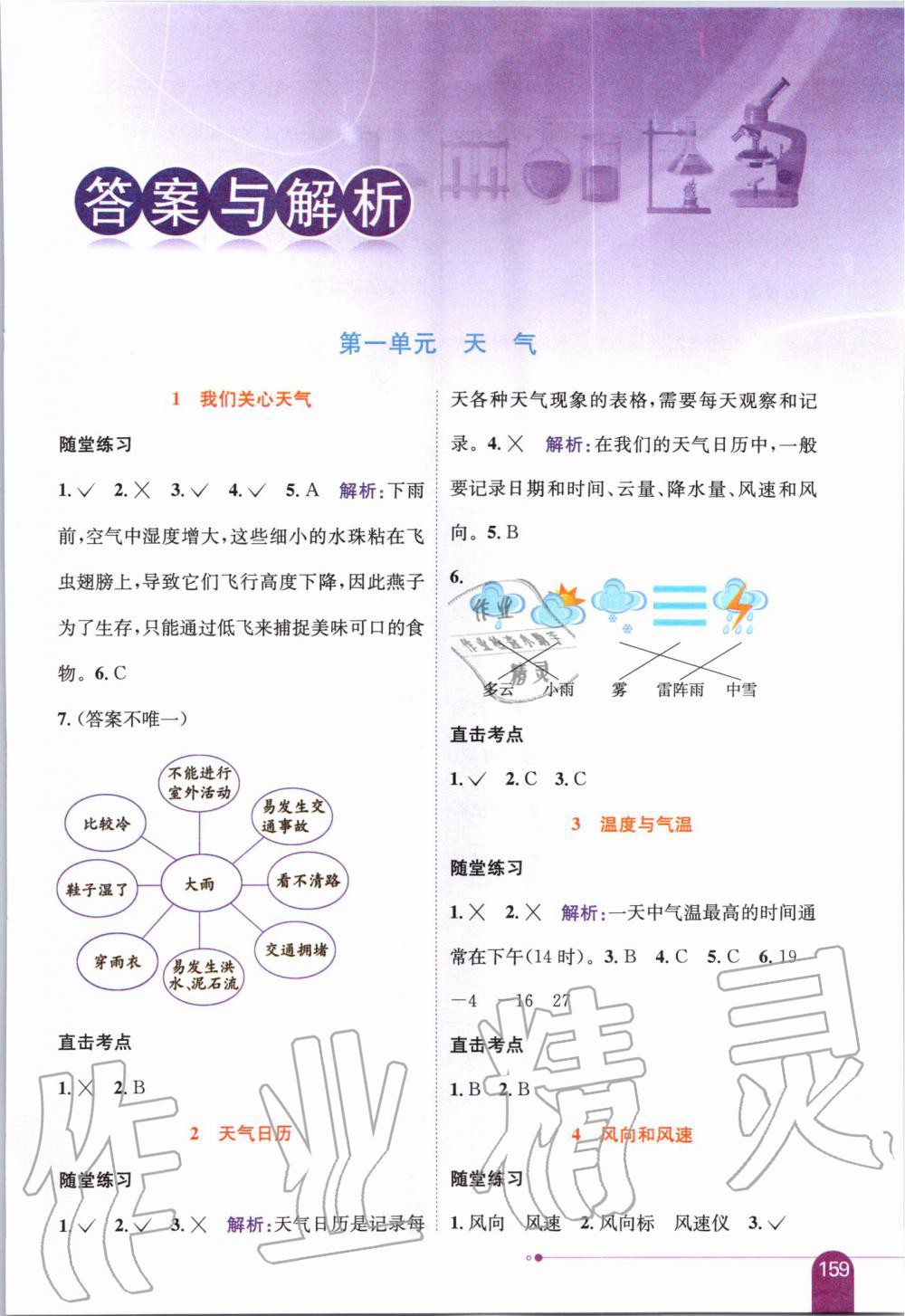 2019年小學(xué)教材全解四年級(jí)科學(xué)上冊教育科學(xué)版 第1頁