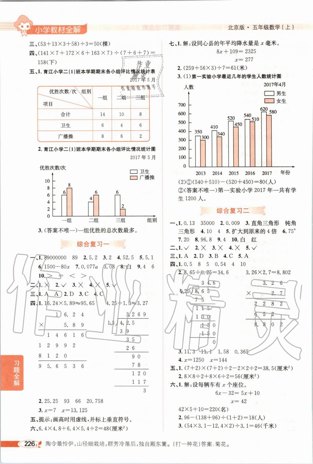 2019年小學(xué)教材全解五年級(jí)數(shù)學(xué)上冊(cè)北京課改版 第12頁