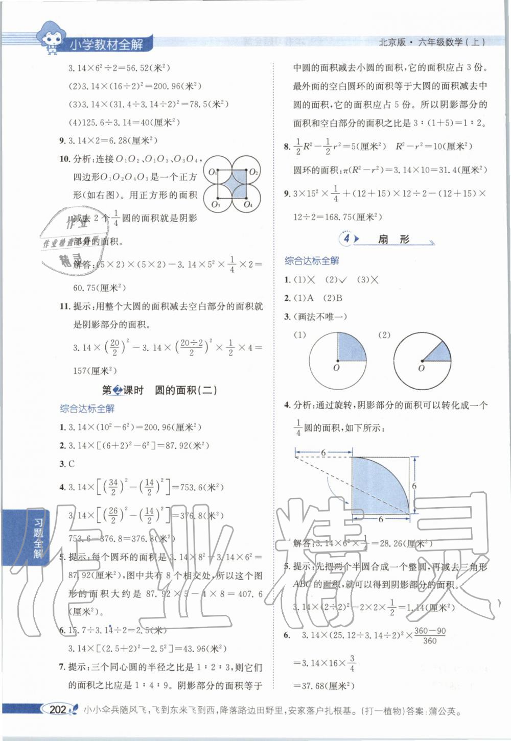 2019年小學(xué)教材全解六年級數(shù)學(xué)上冊北京課改版 第11頁