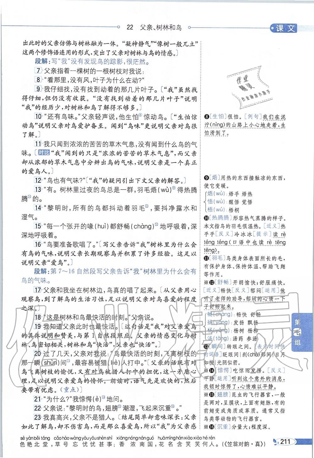 2019年課本三年級語文上冊人教版五四制 第211頁