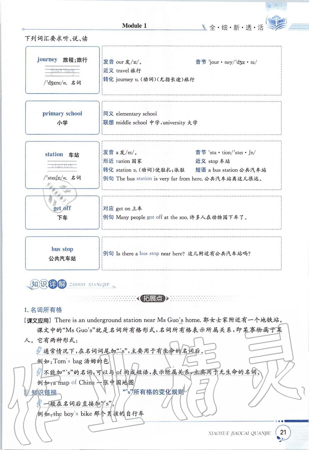 2019年課本五年級英語上冊滬教版三起 第21頁