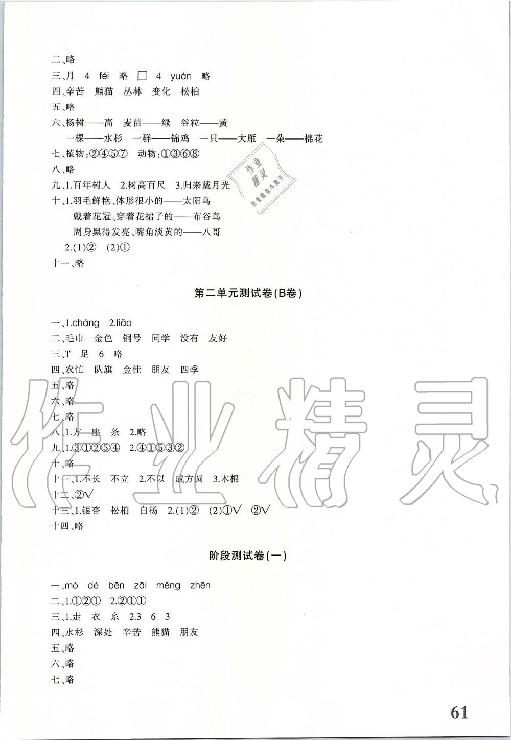 2019年優(yōu)學(xué)1+1評(píng)價(jià)與測(cè)試二年級(jí)語(yǔ)文上冊(cè) 第2頁(yè)