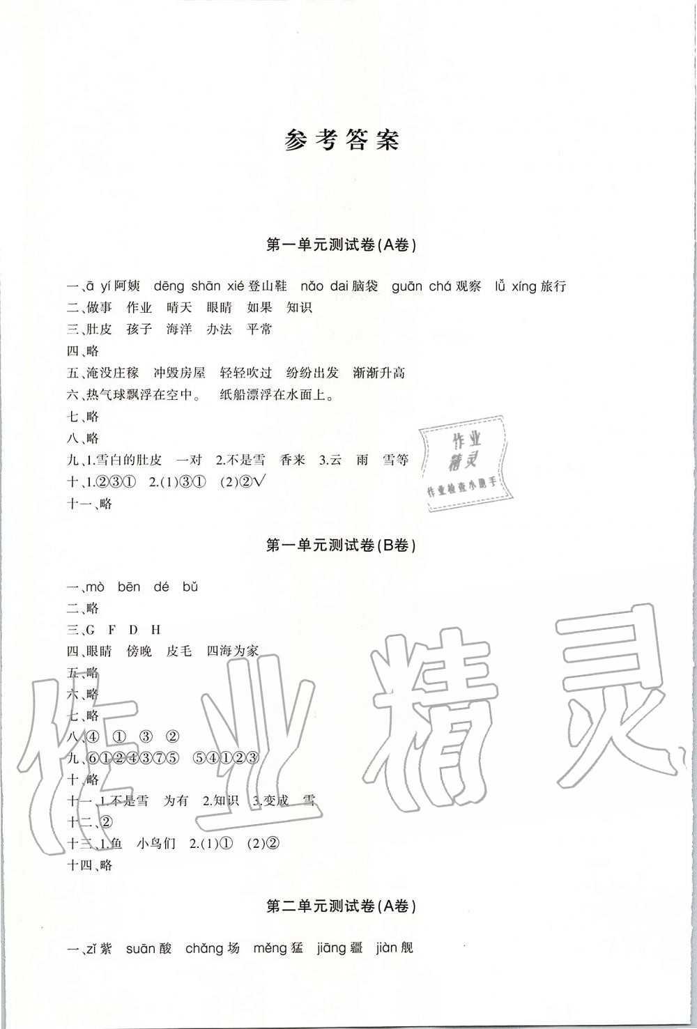 2019年優(yōu)學(xué)1+1評(píng)價(jià)與測(cè)試二年級(jí)語文上冊(cè) 第1頁(yè)