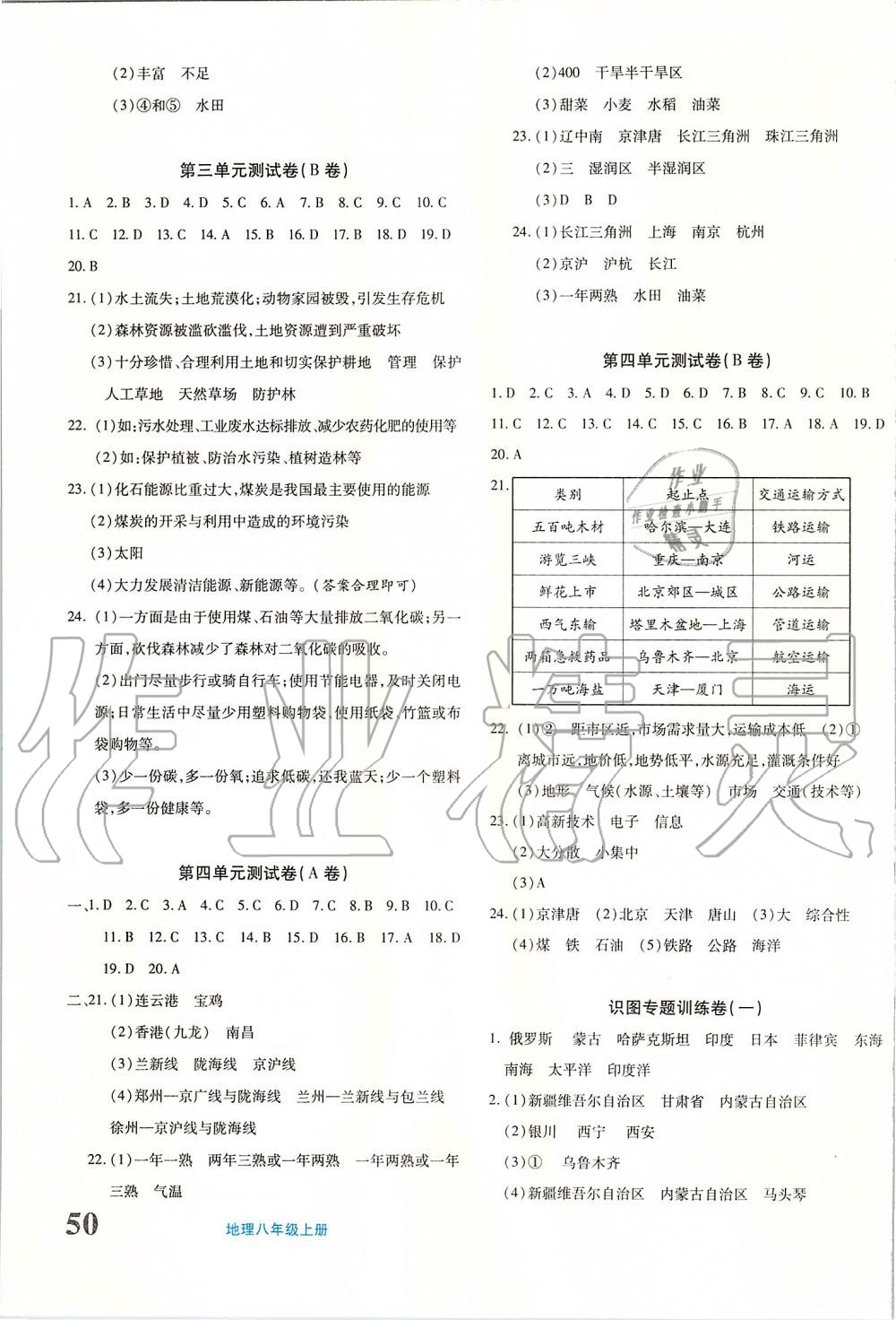 2019年優(yōu)學(xué)1+1評(píng)價(jià)與測(cè)試八年級(jí)地理上冊(cè) 第3頁(yè)