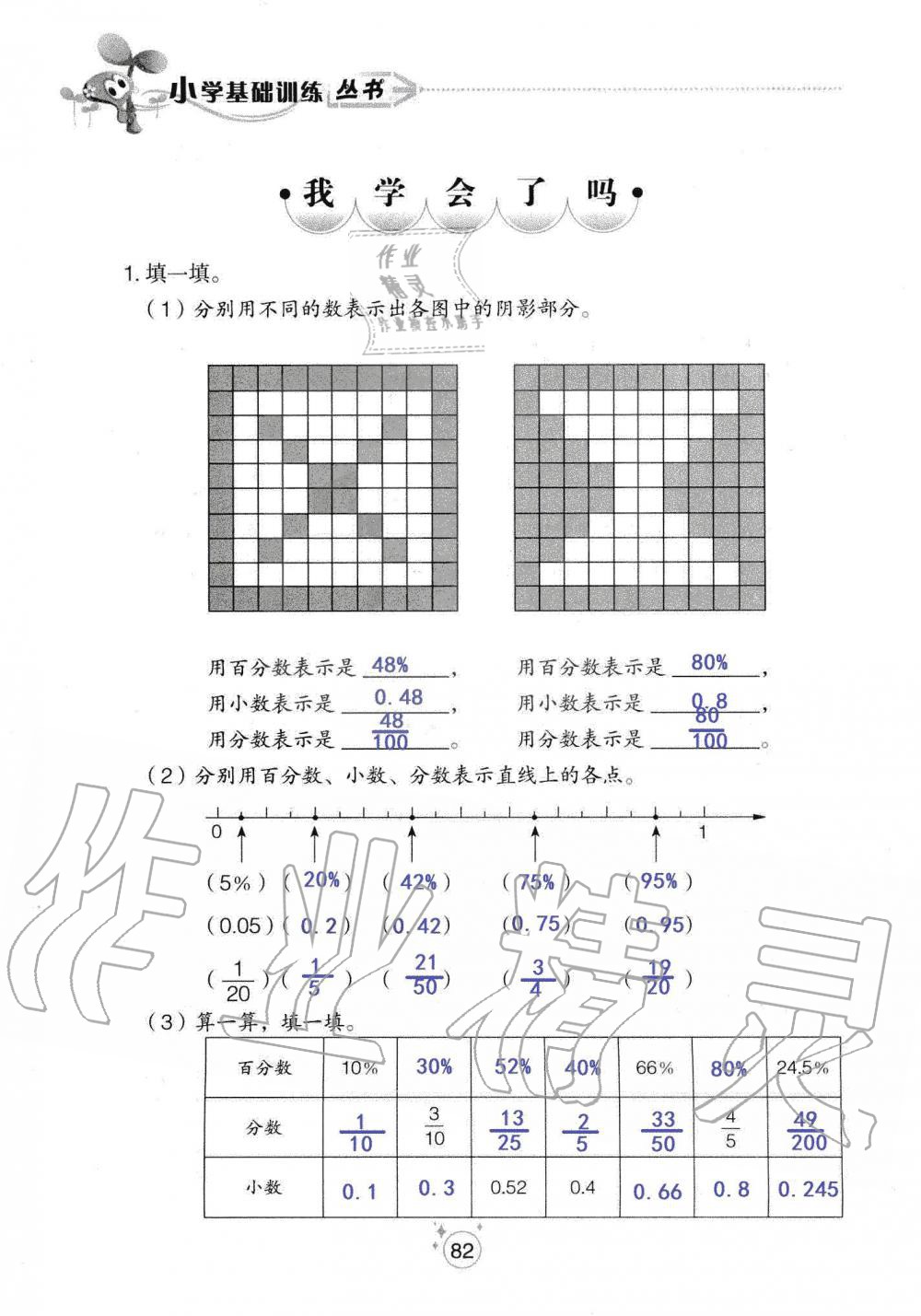 2019年自主學(xué)習(xí)指導(dǎo)課程六年級數(shù)學(xué)上冊人教版 第82頁