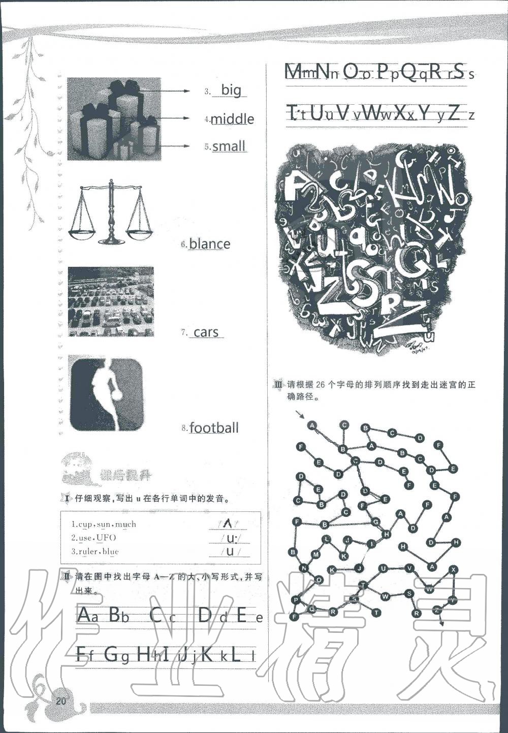 2019年頂尖課課練七年級英語上冊人教版 第20頁