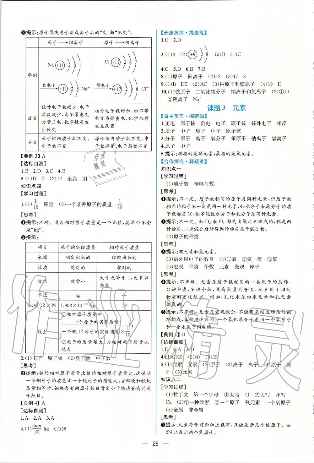 2019年同步學(xué)歷案課時練九年級化學(xué)全一冊人教版河南專版 第8頁