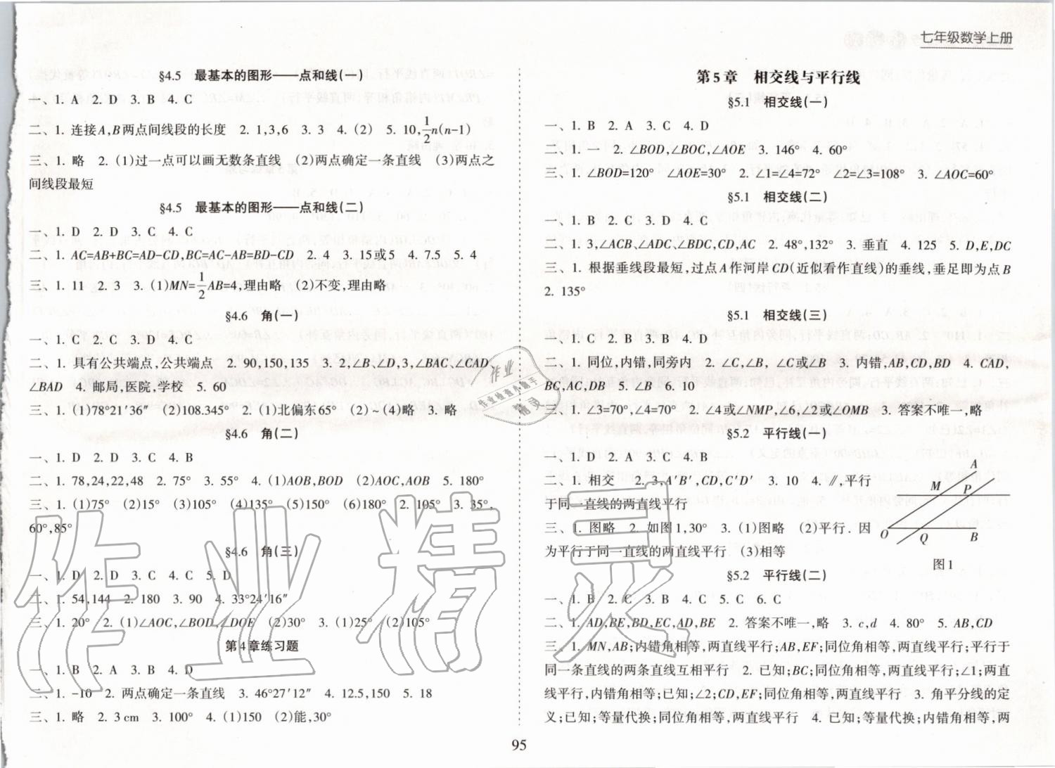 2019年新课程课堂同步练习册七年级数学上册华师大版 第7页