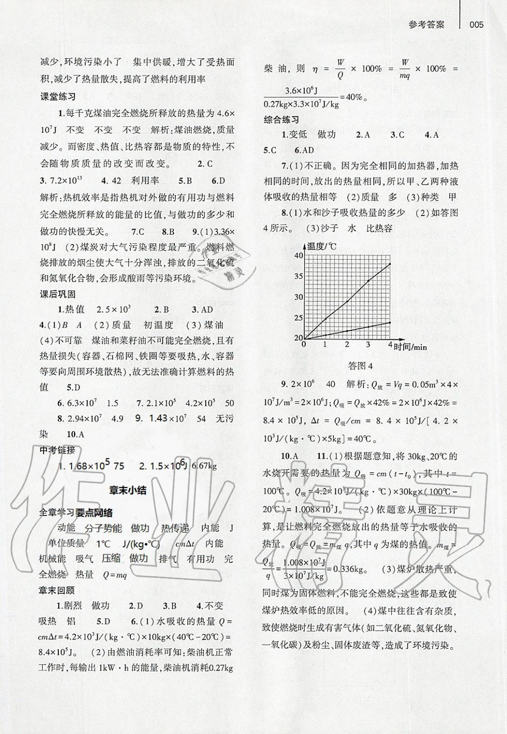 2019年基礎(chǔ)訓(xùn)練九年級物理全一冊滬科版大象出版社 第5頁