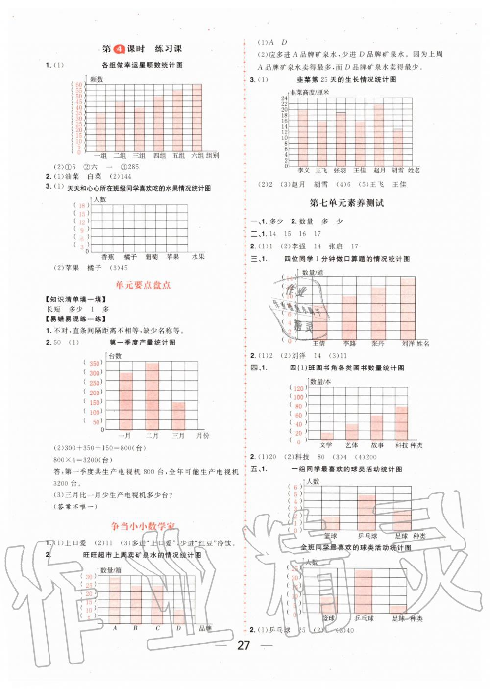 2019年核心素養天天練四年級數學上冊人教版 第11頁