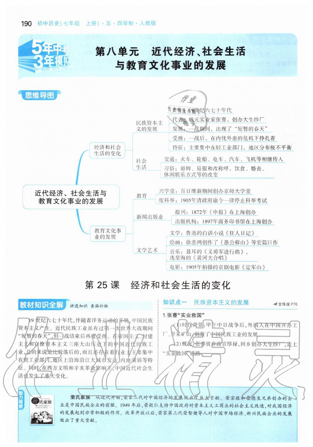 2019年課本中國歷史第三冊(cè)人教版五四制 第56頁