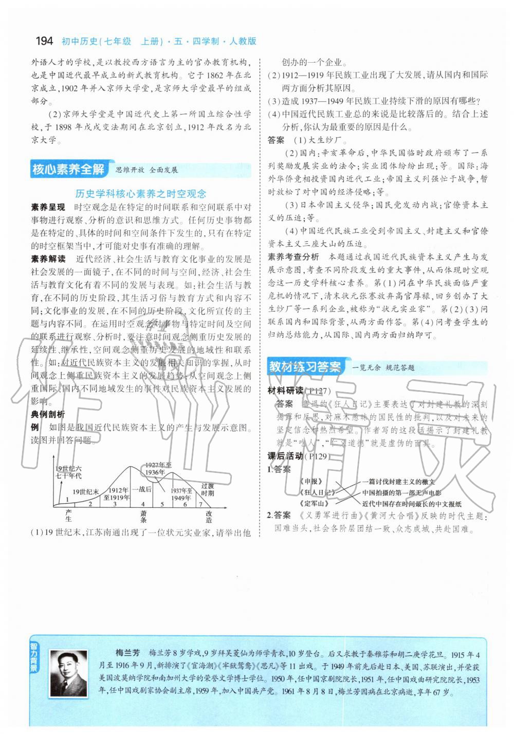 2019年課本中國歷史第三冊人教版五四制 第60頁