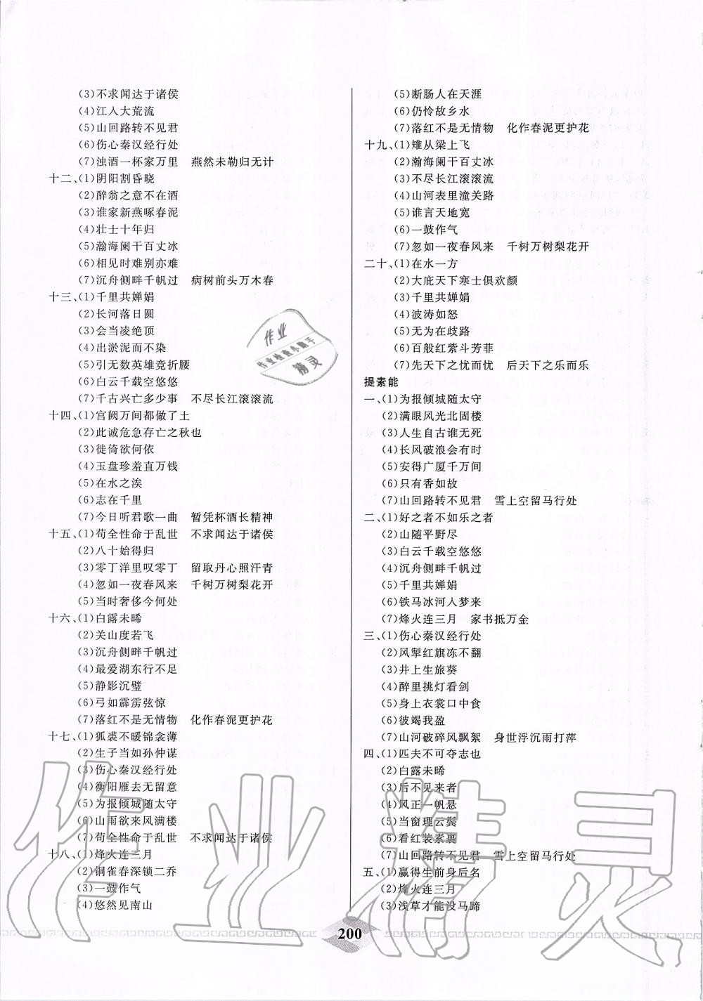 2020年一飞冲天中考专项精品试题分类语文 第8页