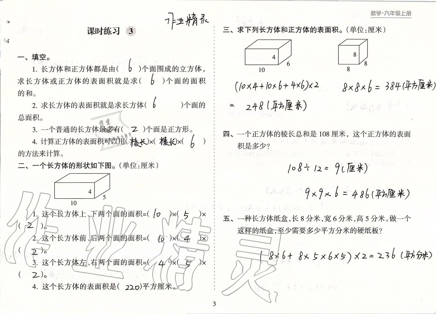 2019年新課程課堂同步練習冊六年級數(shù)學上冊蘇教版 第3頁