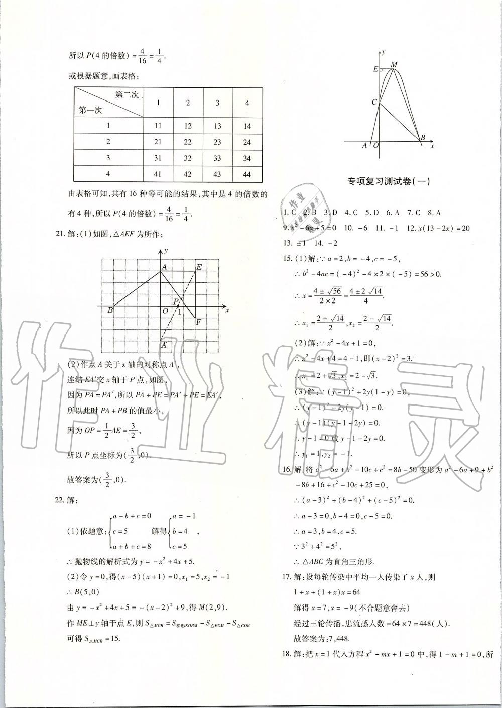 2019年优学1+1评价与测试九年级数学全一册 第21页