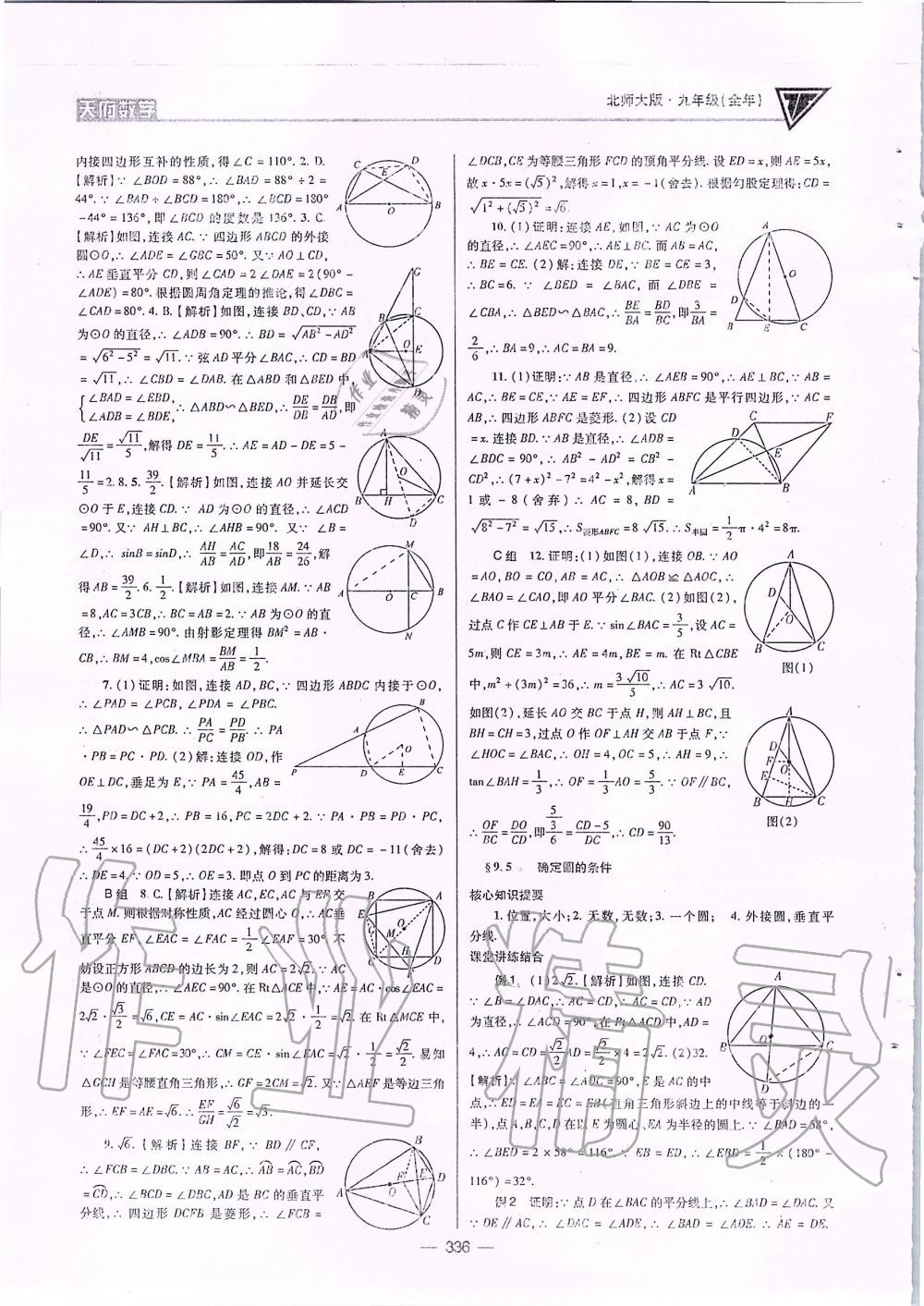 2019年天府数学九年级全一册北师大版 第71页