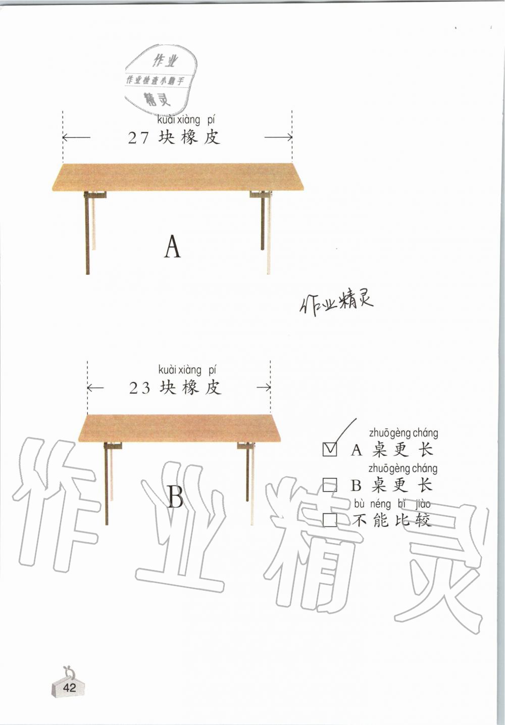 2019年知识与能力训练一年级科学上册教科版 第42页