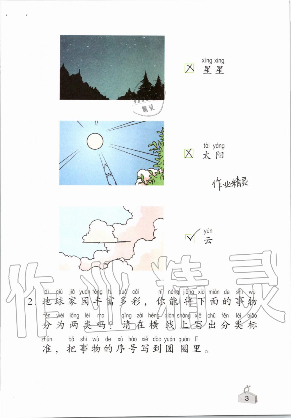 2019年知識與能力訓練二年級科學上冊教科版 第3頁