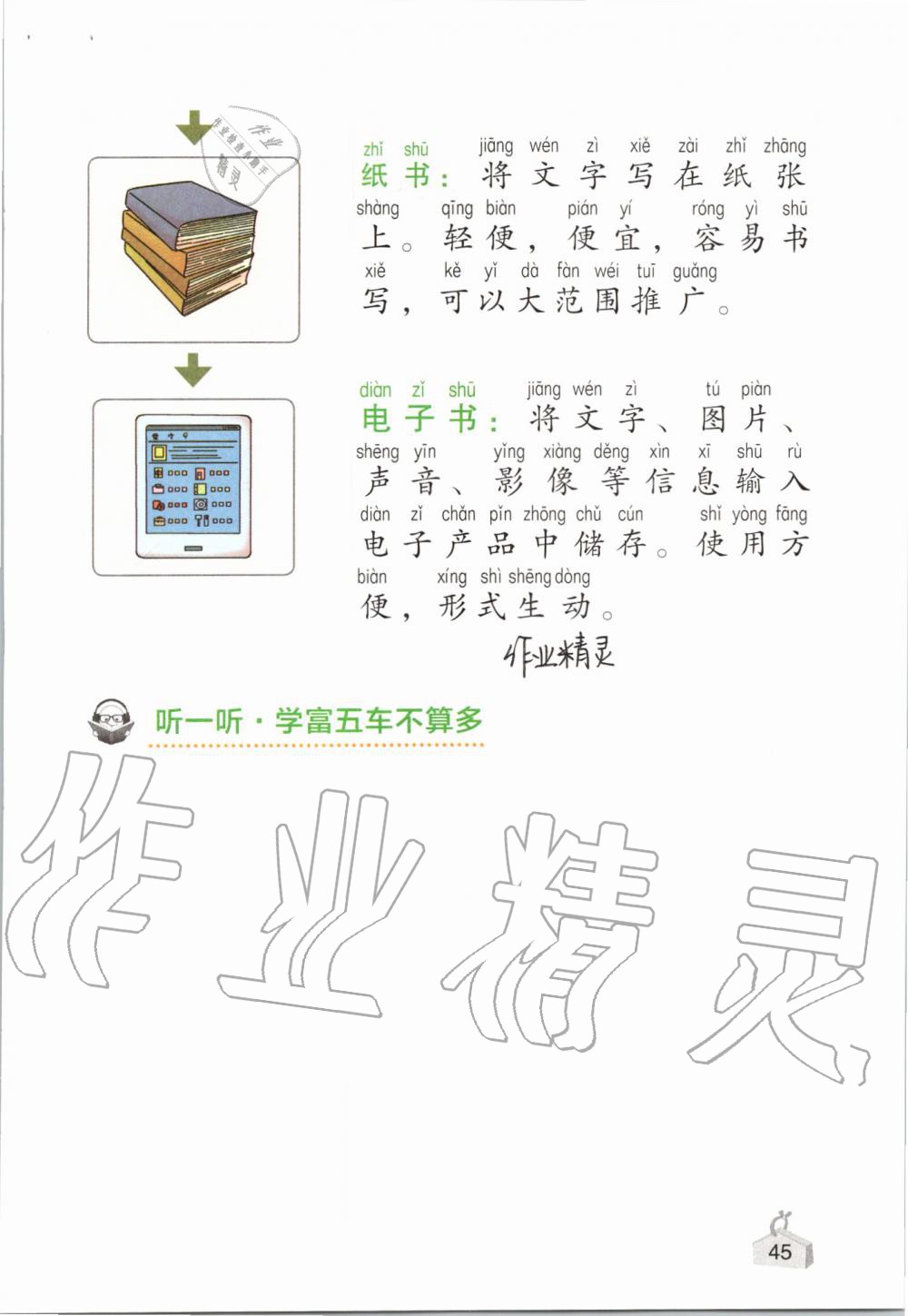 2019年知识与能力训练二年级科学上册教科版 第45页