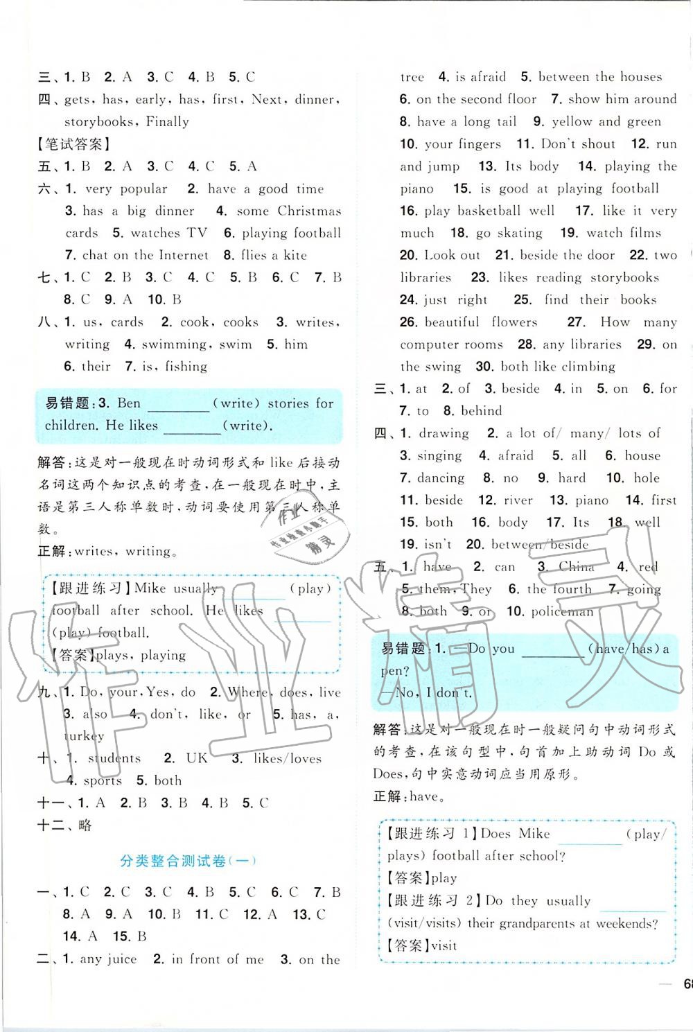 2019年ENBO小天才單元復習與測試五年級英語上冊江蘇版 第15頁
