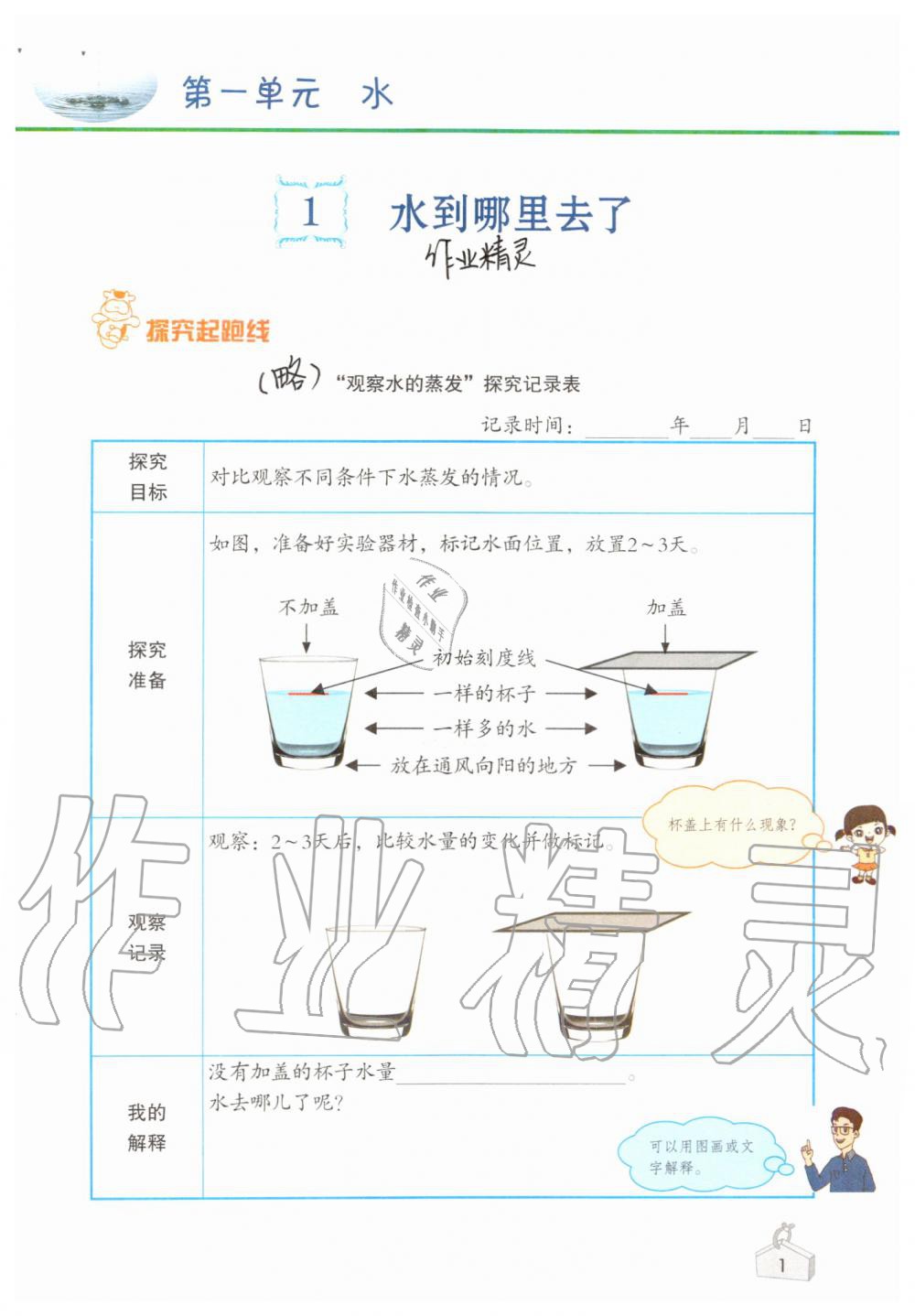 2019年知识与能力训练三年级科学上册教科版 第1页