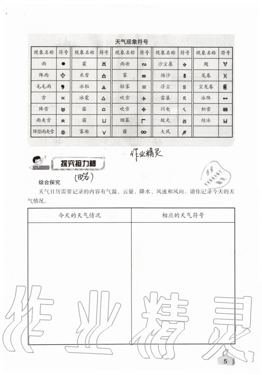 2019年知识与能力训练四年级科学上册教科版 第5页