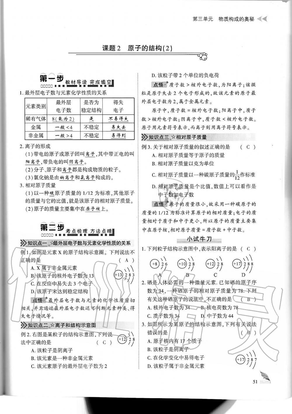 2019年蓉城优课堂给力A加九年级化学全一册人教版 第51页