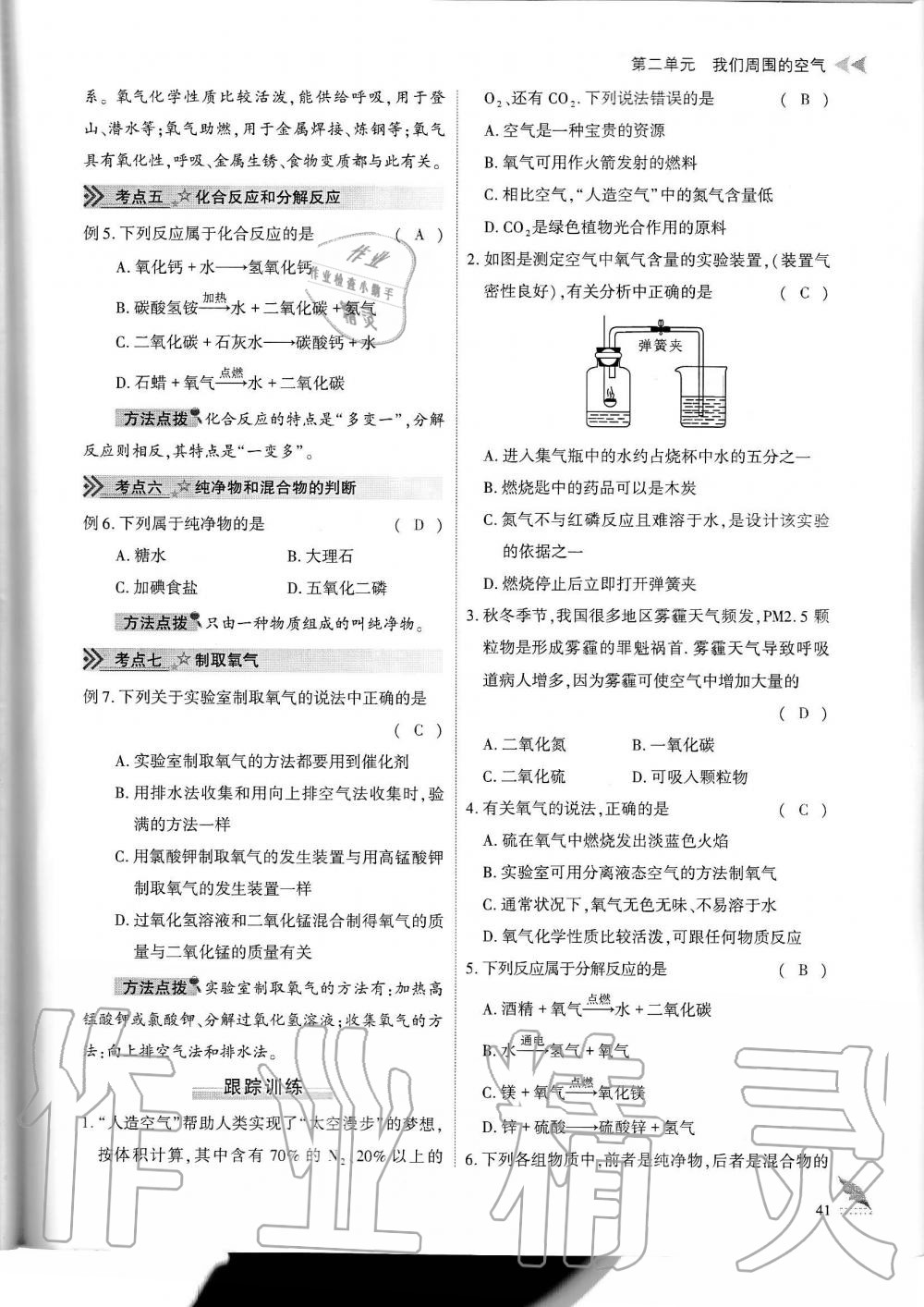 2019年蓉城优课堂给力A加九年级化学全一册人教版 第41页