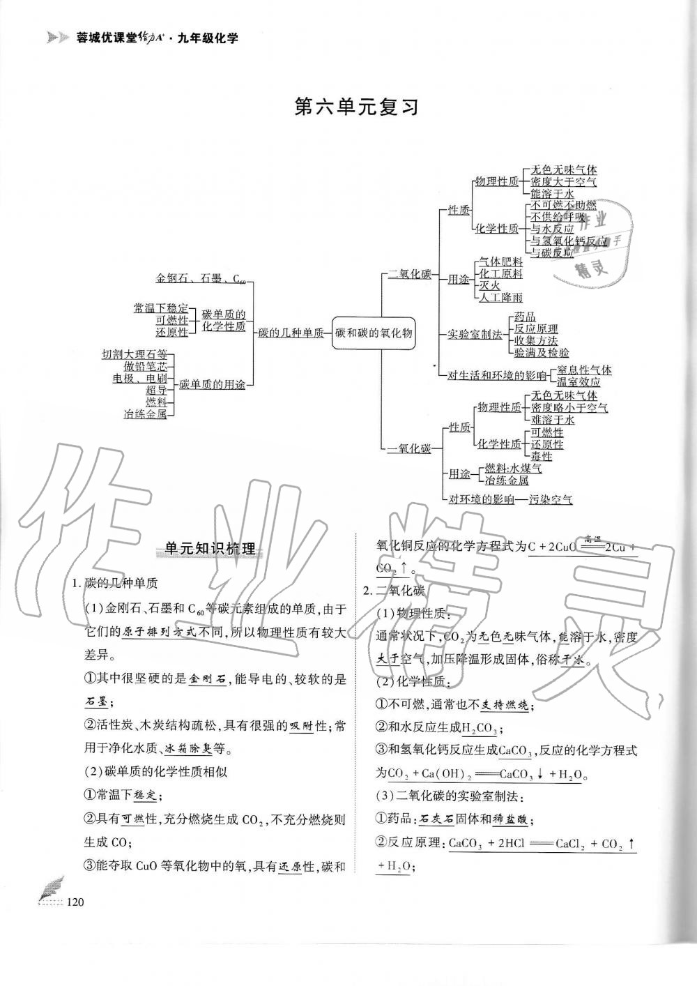 2019年蓉城优课堂给力A加九年级化学全一册人教版 第120页